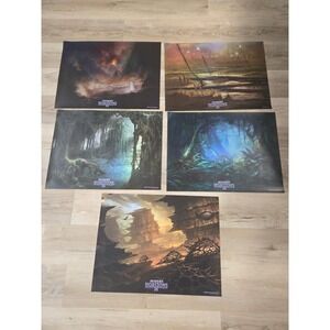 Magic The Gathering Modern Horizons 2 Fetch Land Poster Set 5 MTG Art Prints